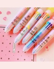Cukierki kolor Ball długopis 10 w 1 Multi-kolor śliczne różowy Marker długopis naciśnij długopis kreatywny uczeń biuro szkolne m