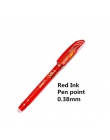 1 Pc kasowanie długopis biurowe magia wymazywalnej długopis napełniania 0.38mm niebieski czarny czerwony atrament do długopisów 