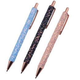 1 sztuk długopis Boutique 1.0mm brokatowe cekiny kryształ pióro trzy kolory opcjonalnie szkolne materiały papiernicze długopis b