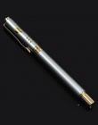 VITNAT marki luksusowe 0.5mm złota ze stali nierdzewnej kulkowy długopis metalowy biuro szkolne czarny atrament