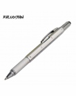 1 sztuk nowy nabytek narzędzie długopis śrubokręt linijka poziomica na górze i na skalę wielofunkcyjny 6 w 1 metalowy długopis