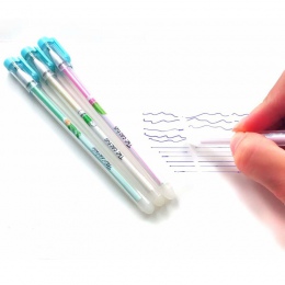3 sztuk/partia kaktus wymazywalnej długopis biurowe pręt do uchwyty 0.5mm niebieski/czarny atrament kasowalna długopis szkolne p