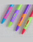 4 sztuk/zestaw-plastikowy długopis-czerwony, czarny, niebieski, przezroczysty długopis-0.7mm