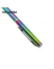 2 sztuk/zestaw kolorowe Rainbow długopis ze stali nierdzewnej metalowe piśmienne lekki przenośny pisanie materiałów eksploatacyj