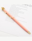 Kreatywny 1.0mm śliczne Kawaii diament złota korona Ball długopisy długopis do pisania biurowe szkolne materiały biurowe