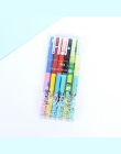 6 sztuk/zestaw śliczne długopisy żelowe 0.38mm kolorowe wałek z atramentem długopis Kawaii długopis szkoła Canetas Boligrafos pr
