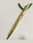 1 sztuka Lytwtw's luksusowy kryształ Ballpoint przepływu złota folia złota metalowa miedź kolorowe w proszku długopisy szkolne m