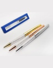 Nowa pani uczeń piękny kryształowy długopis z cristales elementy pudełka do sprzedaży detalicznej przypadku długopis