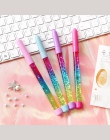 Śliczne kreatywny Rainbow kolor bajki trzymać długopis 0.5mm Drift piasek brokat kryształ długopis długopisy dziewczyna dzieci p