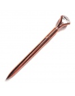 1 sztuk luksusowe różowe złoto długopis perły długopisy kryształowe diamenty oleju Quicksand długopisy metalowe szkoły kanclerz 