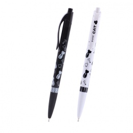 2 sztuk nowy nabytek 0.5mm biurowe i szkolne długopis z tworzywa sztucznego miłośników prezent długopis kot kreskówka długopis d