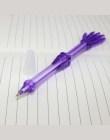 3 sztuk/partia kreatywny kości palca długopis Kawaii bombka przezroczysta długopisy dla dzieci nowości na prezent śliczne papier
