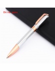 Wysokiej jakości 4 kolor luksusowe 719 różowe linia złota biuro biznesowe Medium stalówka długopisy nowy artykuły piśmiennicze d