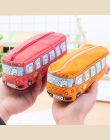 Śliczne School Bus piórnik, na ołówek o dużej pojemności torba, orange, czerwony, żółty, niebieski