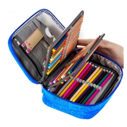 Na płótnie piórniki szkolne dla dziewczyn chłopiec piórnik 72 otwory pudełko na długopis kary wielofunkcyjna torba do przechowyw