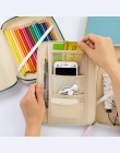 Koreański Kawaii piórnik szkoła torba do przechowywania Macaron kolor wielofunkcyjna torba ołówkowa o dużej pojemności sprawach 