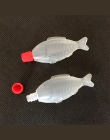 W kształcie ryby 4 ml sojowy butelka na sos butelka octu jednorazowe butelka na sos kulka ryżu/Sashimi/Sushi B1