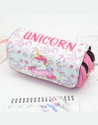 Jednorożec piórnik Etui na długopis Estuche Kawaii Lapiz Unicornio Pennenzak Estuche Lapices Etui Cartoon torba szkolna dla chło