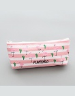 1 sztuk Kawaii piórnik jednorożec Flamingo płótno prezent Estuches piórnik szkolny piórnik ołówek torba szkolne materiały biurow
