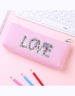 1 Pcs Kawaii piórnik Laser miłość Estuches piórnik szkolny Pencilcase torba ołówek szkoła przybory papiernicze