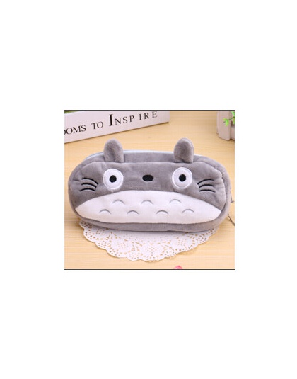 Q43 Kawaii śliczne Totoro miękkie pluszowe piórnik piórnik torba kosmetyczka przechowywanie dla dzieci prezent urodzinowy
