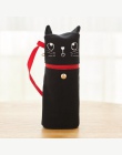 Kreatywny ołówek torba Kawaii torba tkaniny psa kot emocji nowość torba piórnik z zapięciem na zamek stacjonarne do szkoły