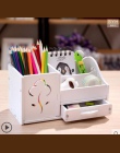 Muiti funkcja biurko szkolne długopis ołówki przypadku szuflady pudełko do przechowywania tabeli proste ołówek półka uchwyt biur