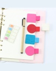 Domikee klasyczne śliczne rainbow kolor biurowe szkolne skórzane elastyczność uchwyt na długopis notebook akcesoria biurowe, 2 s