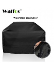 WALFOS marka wodoodporna Grill grilla Grill pokrywa na zewnątrz deszcz Grill Barbacoa Anti pył Protector dla gazu węgiel drzewny