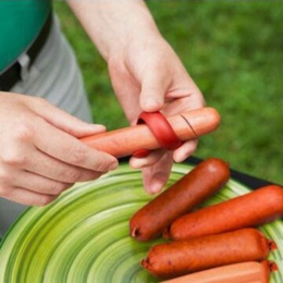 2 sztuk instrukcja fantazyjne kiełbasa Cutter Spiral grill Hot Dogs krajalnica kuchnia cięcia pomocniczy gadżet owoce warzywa To