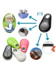 Zwierząt domowych inteligentne Mini GPS dla psów Tracker Anti-Lost Alarm wodoodporna Bluetooth Tracer dla zwierząt domowych port