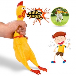 Wrzeszczący kurczak wycisnąć zabawka wydająca dźwięki zwierzęta zabawki dla psów produktu Shrilling narzędzie dekompresji pisk V