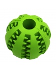 Zabawki dla zwierząt domowych bardzo wytrzymała gumowa piłka zabawki śmieszne interaktywne elastyczność piłka zabawki dla psa do
