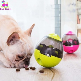 Interaktywny pies karma dla kotów piłka ze smakołykami miska zabawki śmieszne zwierzęta drżenie wycieku pojemnik na żywność Pupp