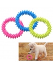 Psa gryzienie pierścień zabawki dla psów miękkie gumowe molowy zabawkowe zwierzątko zgryz czyszczenie zębów zabawki zwiększyć in