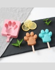 Cartoon lody producentów form silikonowy gruby materiał DIY formy kostki lodu formy deser formy taca z Popsicle