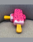 Dla zwierząt domowych zabawka dla psa żuć piskliwy guma różowy Popsicle w kształcie zabawki dla kota Puppy niemowląt psów lody z