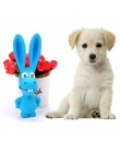 1 PC zabawki dla psów Puppy krzyczy śliczne zabawka króliczek dla psów lateks kwiczenie piszczałka szkolenia produktów dla zwier