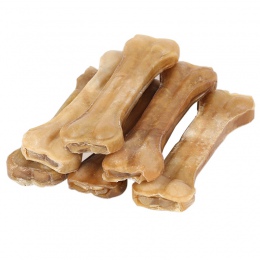 Zabawka dla zwierząt domowych dostaw do żucia zabawki skórzane skóry wołowej kości molowe zęby czyste Stick smakołyki psy kości 