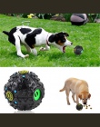 Puppy dozownik żywności dla psa i kota kulki silikonowe dźwięk Pet pies Golden Retriever żuć piłkę zabawka 3 kolory