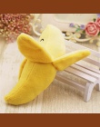Przeniesienie artykuły dla zwierząt 1 pc pluszowe Banana kształt pies piskliwy zabawki dźwiękowe owoców interaktywne kot pies za