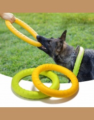 Dla psów EVA latające dyski dla zwierząt domowych pierścień interaktywne szkolenia zabawka dla psa przenośny na zewnątrz duże za