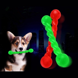 Zabawka dla psa gumowe zabawki dla psów śmieszne gry interaktywne smoczek kości Puppy Dog akcesoria silny zgryz czyszczenia odpo