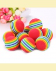 1 sztuk Rainbow 3.5 cm zabawki dla psów dla małych psy interaktywne gry do żucia szkolenia Pet Supplies zabawki dla zwierząt pie