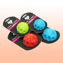CAITEC zabawki dla psów piszczące przystosowany piłka kauczukowa trwałe Floatable sprężyste zabawki dla zwierząt piłka z piszcza