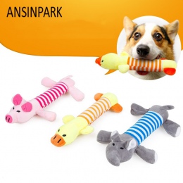 ANSINPARK zwierząt zabawki do żucia, pies, kot, wokalizacja w tkaniny lalki zabawki zrównoważonego rozwoju akcesoria dla psa pro