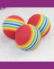 Funny Pet zabawki dziecko pies kot zabawki 3.5 CM Rainbow kolorowe kulki zabaw dla zwierzaki produkty WXV sprzedaż