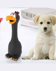 Zabawki dla psów szczeniak piszczący gumowy kurczak zabawka dla psów lateks kwiczenie piszczałka szkolenia produktów dla zwierzą