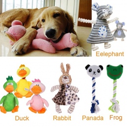 Słodkie zabawki dla psów wypchane skrzypiące zwierzęta zwierzęta domowe są zabawki pluszowe Puppy Honking dla psów gryzaki dla k