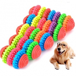 TPR dla dużego psa zabawki maskotka dla psa nie ma trucizny zdrowia do żucia interaktywne gumowe smoczek kości molowy czyste zęb